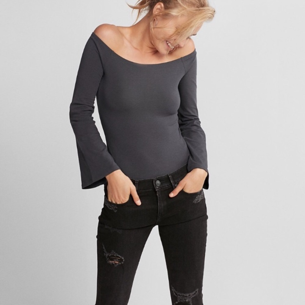 LAST CHANCE! Express off shoulder bodysuit